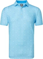 Footjoy The 19th Hole Lisle Blue Sky 2XL Chemise polo