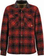 E9 80S Shirt Red/Black M Sudadera con capucha para exteriores