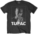 2Pac T-Shirt Praying Unisex Charcoal Grey XL