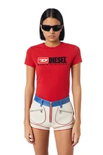 Diesel Tričko - T-SLI-DIV T-SHIRT červené