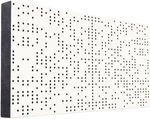 Mega Acoustic FiberPRO120 Binary Diffuser White/Gray Chłonny panel z drewna