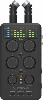 IK Multimedia iRig PRO Quattro I/O Deluxe Interface audio USB