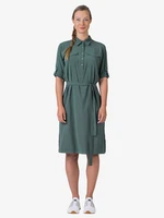 Green Women's Shirt Dress Hannah Libby