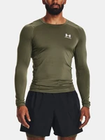 Under Armour UA HG Armour Comp LS Triko Zelená