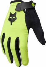 FOX Youth Ranger Fluorescent Yellow S Cyklistické rukavice