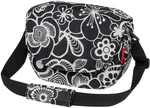 KLICKfix FunBag Borsa da manubrio Fleur Black 4 L