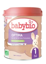 BABYBIO Počiatočné dojčenské bio mlieko Optima 1 800 g