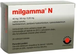 MILGAMMA N trojkombinacia vitaminov 20 kapsúl