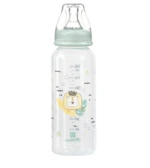 KikkaBoo Kojenecká láhev 3m+ Savanna Mint 240 ml