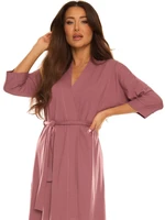 Bathrobe De Lafense 940, 942 Visa M-2XL women's berry 060