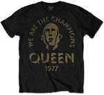 Queen Tricou We Are The Champions Unisex Black L