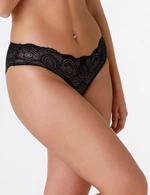 Černé dámské krajkové kalhotky Wonderbra GLAMOUR SHORTY