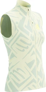 Compressport Hurricane Windproof Vest W Sugar Swizzle/Ice Flow/Safety Yellow L Giacca da corsa