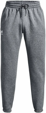 Under Armour Men's UA Essential Fleece Joggers Pitch Gray Medium Heather/White XL Fitness Hose