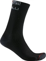 Castelli Bandito Merino 18 Black L/XL Chaussettes de cyclisme