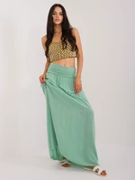 Italian style pistachio maxi skirt Clarence OCH BELLA