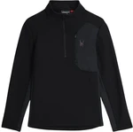 Spyder Mens Bandit 1/2 Zip Black S Pull