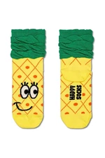Detské ponožky Happy Socks Kids Pineapple Sock žltá farba