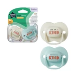 TOMMEE TIPPEE Cumlík CTN silikón Any Time 0-6m 2 ks