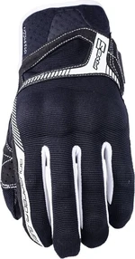 Five RS3 Black/White L Motorradhandschuhe