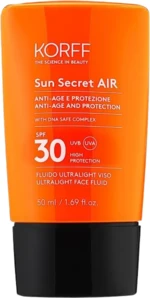 KORFF Sun Secret Ultralehký Pleťový Fluid Spf30 50 ml