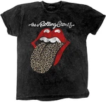 The Rolling Stones Koszulka Leopard Tongue Unisex Black S