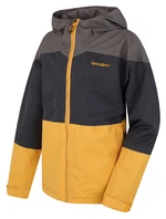 Children's hardshell jacket HUSKY Nicker K tm. grey/light mustard