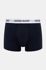 Boxerky Guess Jeans pánské, tmavomodrá barva, M4BZ42 KBF92