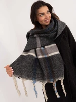 Black women's winter scarf