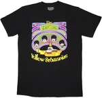 The Beatles T-Shirt Yellow Submarine Heads in Circles v2 Unisex Black XL