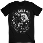 Iron Maiden Koszulka Number Of The Beast Grey Tone Unisex Black M