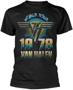 Van Halen T-shirt World Tour '78 Unisex Black XL