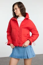 Trendyol Red Oversize Mould Water Repellent Quilted Puffer Jacket