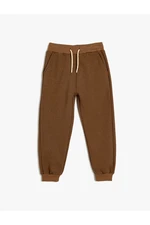 Koton Tied Waist Pocket Detailed Jogger Sweatpants