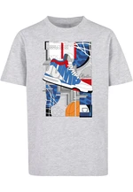 Children's T-shirt Sneaker Collage heather gray