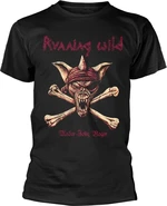 Running Wild Maglietta Under Jolly Roger Crossbones Black 2XL