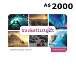 BucketlistGift A$2000 Gift Card AU