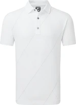 Footjoy Raker Print Lisle White XL Tricou polo