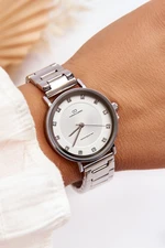 Women's waterproof watch Giorgio&Dario silver