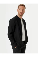 Koton Bomber Jacket Ribbed Zipper