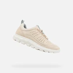 Cream women's sneakers Geox Spherica - Women's