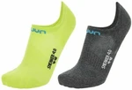 UYN Sneaker 4.0 2-Pairs Anthracite Mel/Lime 37-38 Fitness Socken