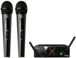 AKG WMS40 Mini Dual Vocal Set fără fir US25A: 537.500MHz + US25C: 539.300MHz