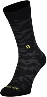 Scott Sock Trail Camo Crew Black-Sulphur Yellow S Bežecké ponožky