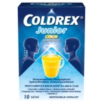 COLDREX Junior Citrón 10 vreciek