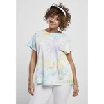 Women's T-shirt Tie Dye Boyfriend Tee pastel