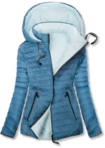 Wendejacke mit Kapuze Blau/Babyblau