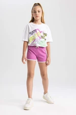 DEFACTO Girl Sweatshirt Fabric Shorts