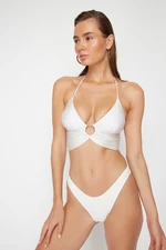 Trendyol Menyasszonyi Ecru Bralet bikini felső kiegészítőkkel