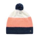 Winter hat with pompom ALPINE PRO DELORE neon salmon